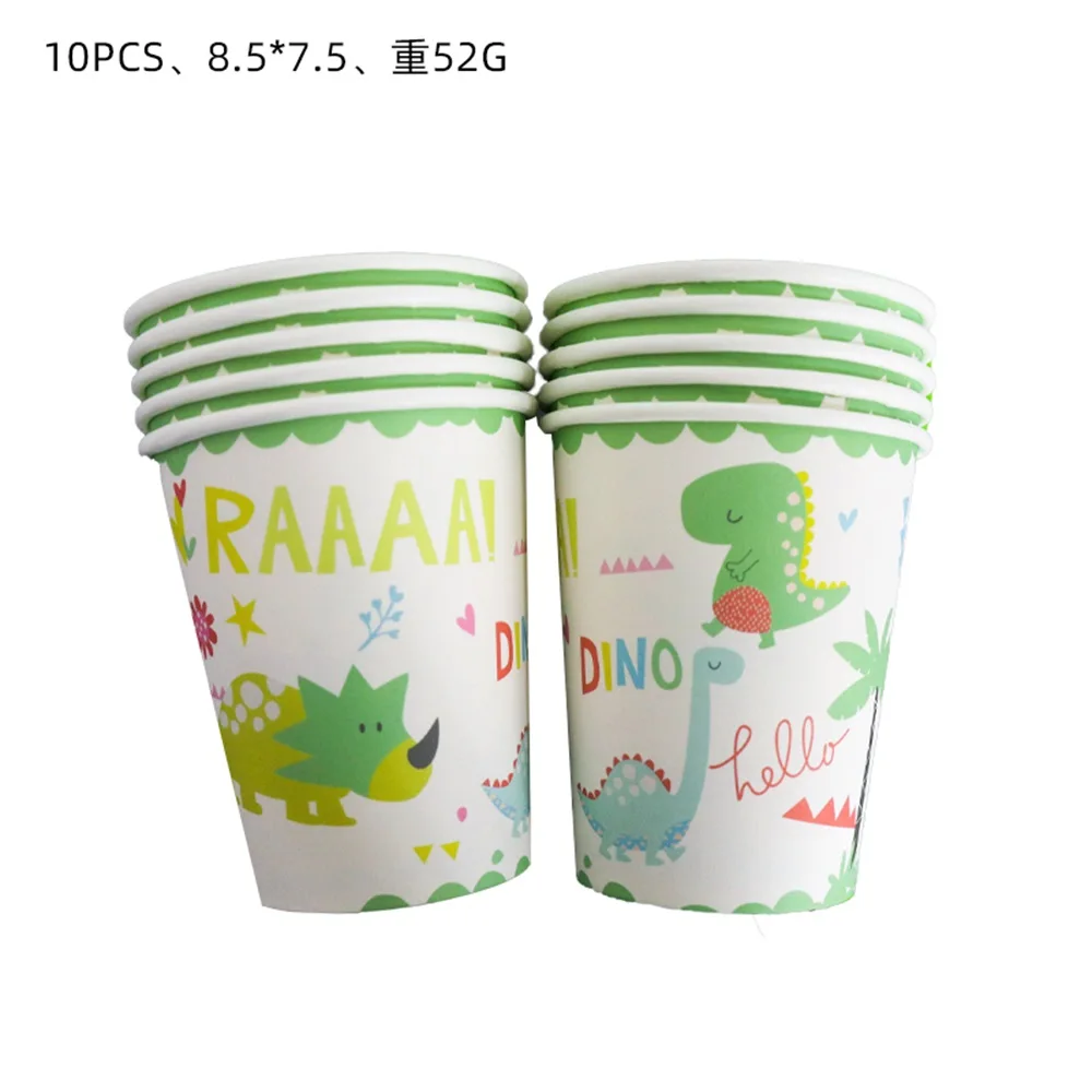 Green Dinosaur Theme Birthday Party Disposable Glasses Tableware Baby Shower Disposable Cups Plates Napkins Pennant
Green Dinosaur Theme Birthday Party Disposable Glasses Tableware Baby Shower Disposable Cups Plates Napkins Pennant
