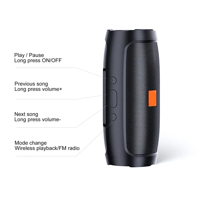 Portable Bluetooth Speaker Column Stereo HiFi Heavy Bass Wireless Soundbar Subwoof Loudspeaker Supports AUX TF Card FM Radio
Portable Bluetooth Speaker Column Stereo HiFi Heavy Bass Wireless Soundbar Subwoof Loudspeaker Supports AUX TF Card FM Radio
