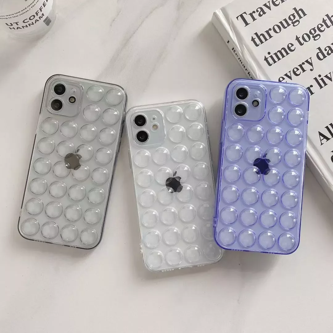Suitable for IPhone 12pro Max Bubble Mobile Phone Case Iphone11 All-inclusive 7plus Transparent XS Soft Silicone Case
Suitable for IPhone 12pro Max Bubble Mobile Phone Case Iphone11 All-inclusive 7plus Transparent XS Soft Silicone Case