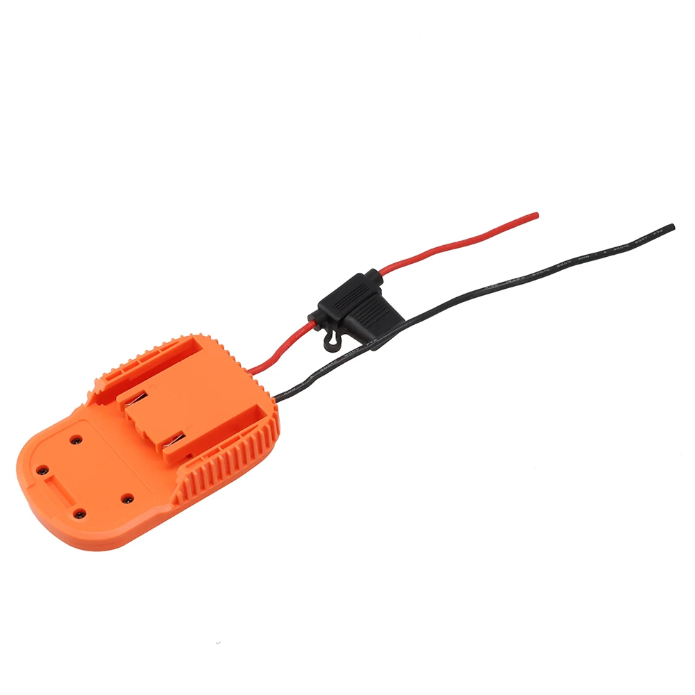 Durable Power Wheel Adapter Equipment With Fuse &Wire 1* 112.7*74.6*23.7mm 18V Hyper Li-Ion Battery 1PC 30A 80g
Durable Power Wheel Adapter Equipment With Fuse &Wire 1* 112.7*74.6*23.7mm 18V Hyper Li-Ion Battery 1PC 30A 80g