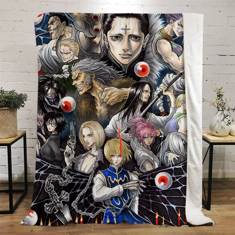 Anime Hunter X Hunter Flannel 3D Print Throw Blanket for Adult Home Decor Bedspread Sofa Bedding Flannel Quilts
Anime Hunter X Hunter Flannel 3D Print Throw Blanket for Adult Home Decor Bedspread Sofa Bedding Flannel Quilts