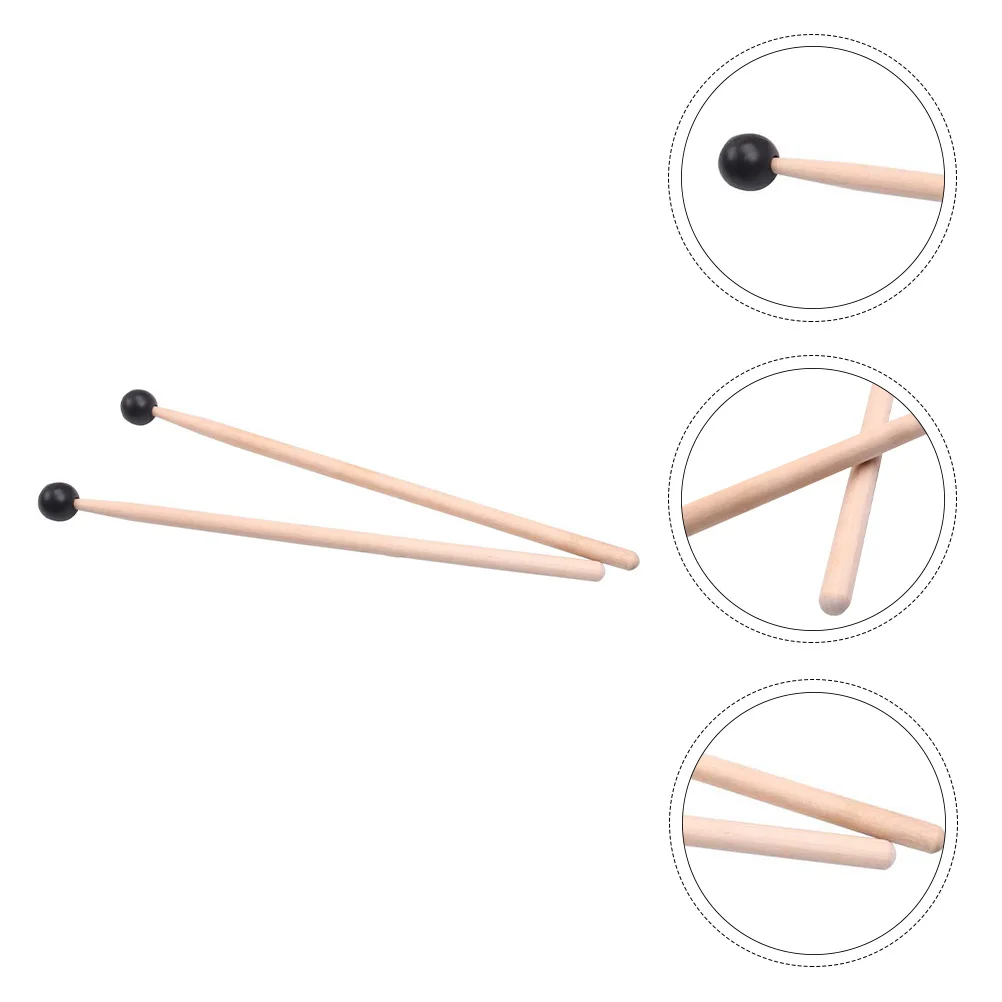 2 Pcs Musical Instrument Drumstick Wood Sticks Adults Steel Tongue Mallet Wooden Child Kids Instruments
2 Pcs Musical Instrument Drumstick Wood Sticks Adults Steel Tongue Mallet Wooden Child Kids Instruments