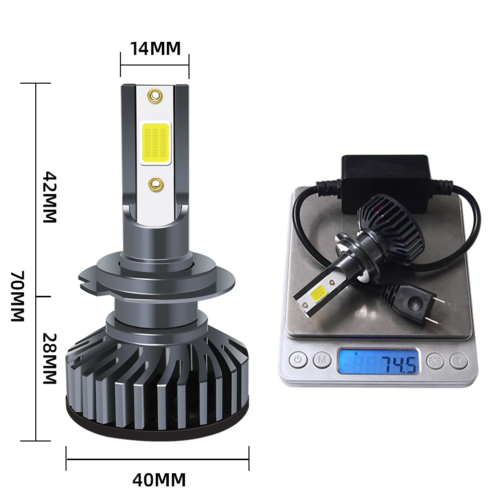 2PCS F2 8000LM Universal Car LED Headlights Super Bright Headlights Modified Headlights H7 9V-32V 36W 6000K IP67 Car Light
2PCS F2 8000LM Universal Car LED Headlights Super Bright Headlights Modified Headlights H7 9V-32V 36W 6000K IP67 Car Light