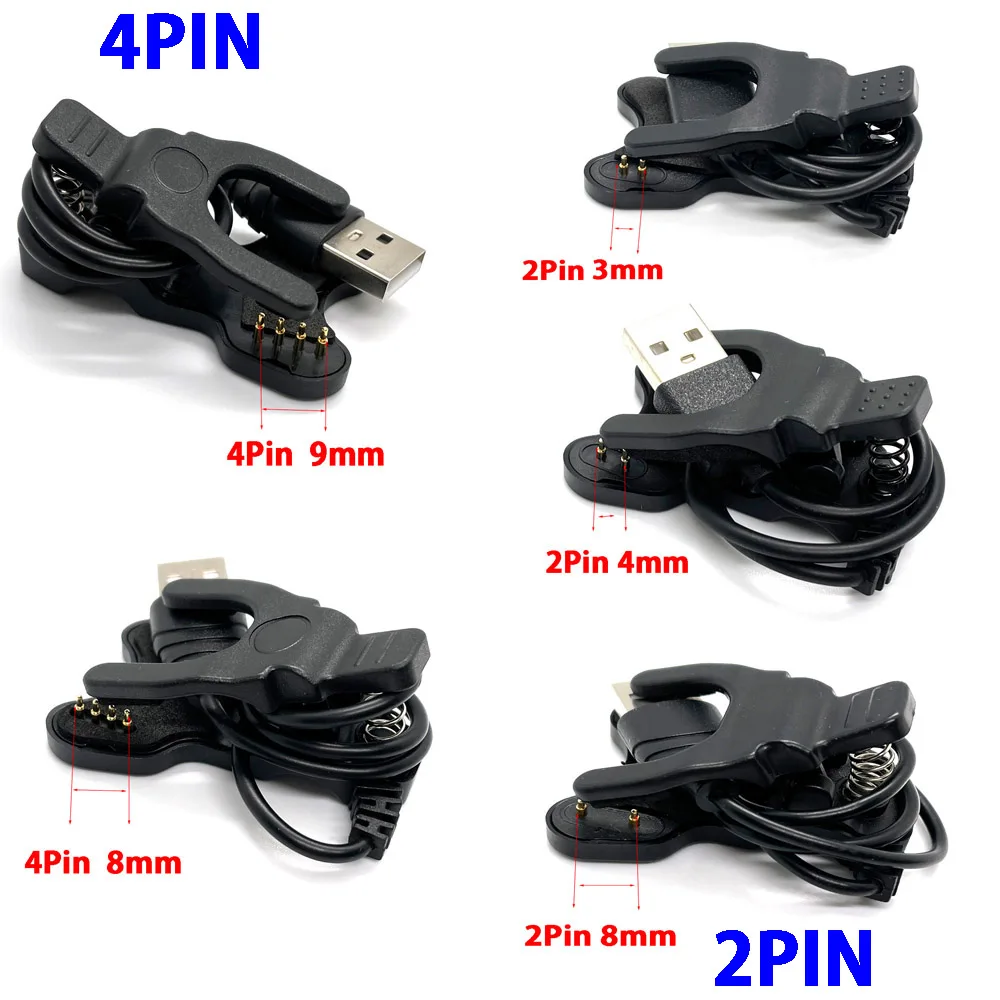 Nieuwe USB Voor Smart Horloge Universele Usb-oplaadkabel Charger Clip 2/4 Pins Ruimte Tussen 3mm 4mm 8mm 9mm
Nieuwe USB Voor Smart Horloge Universele Usb-oplaadkabel Charger Clip 2/4 Pins Ruimte Tussen 3mm 4mm 8mm 9mm