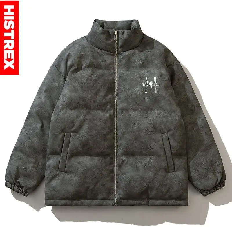 HISTREX Brand Winter Parkas Jackets Men Harajuku Jackets PU Lether Warm Coat Outerwear Embroidery Casual Coat Menswear Clothing
HISTREX Brand Winter Parkas Jackets Men Harajuku Jackets PU Lether Warm Coat Outerwear Embroidery Casual Coat Menswear Clothing