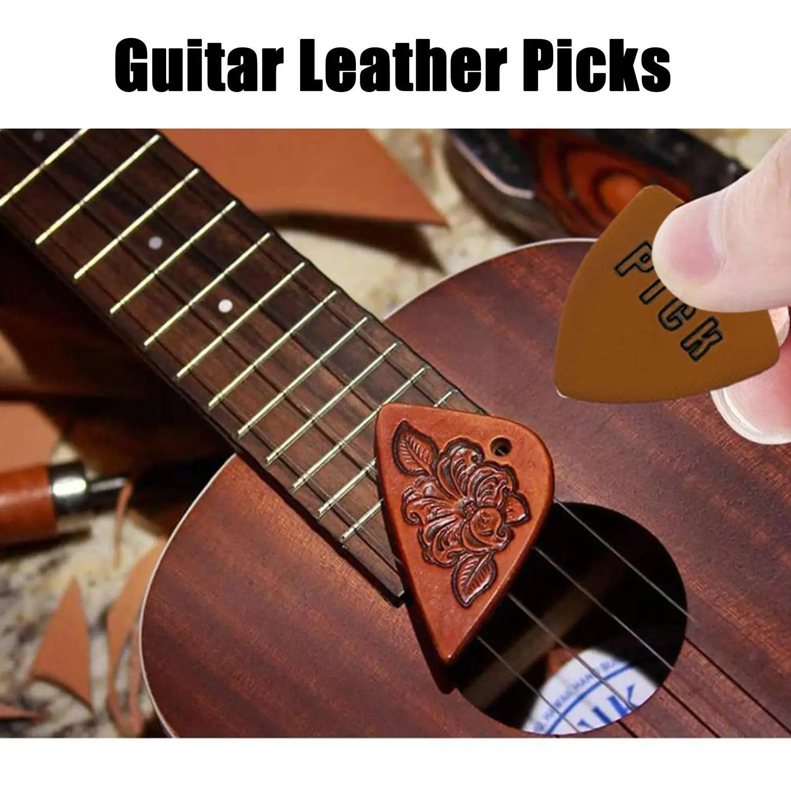 1pc Guitar Leather Picks Genuine Sheep Leather Ukulele Sheepskin Guitar Plectrum Pick Strings Professional Picks Hawaii 4 O9l7
1pc Guitar Leather Picks Genuine Sheep Leather Ukulele Sheepskin Guitar Plectrum Pick Strings Professional Picks Hawaii 4 O9l7