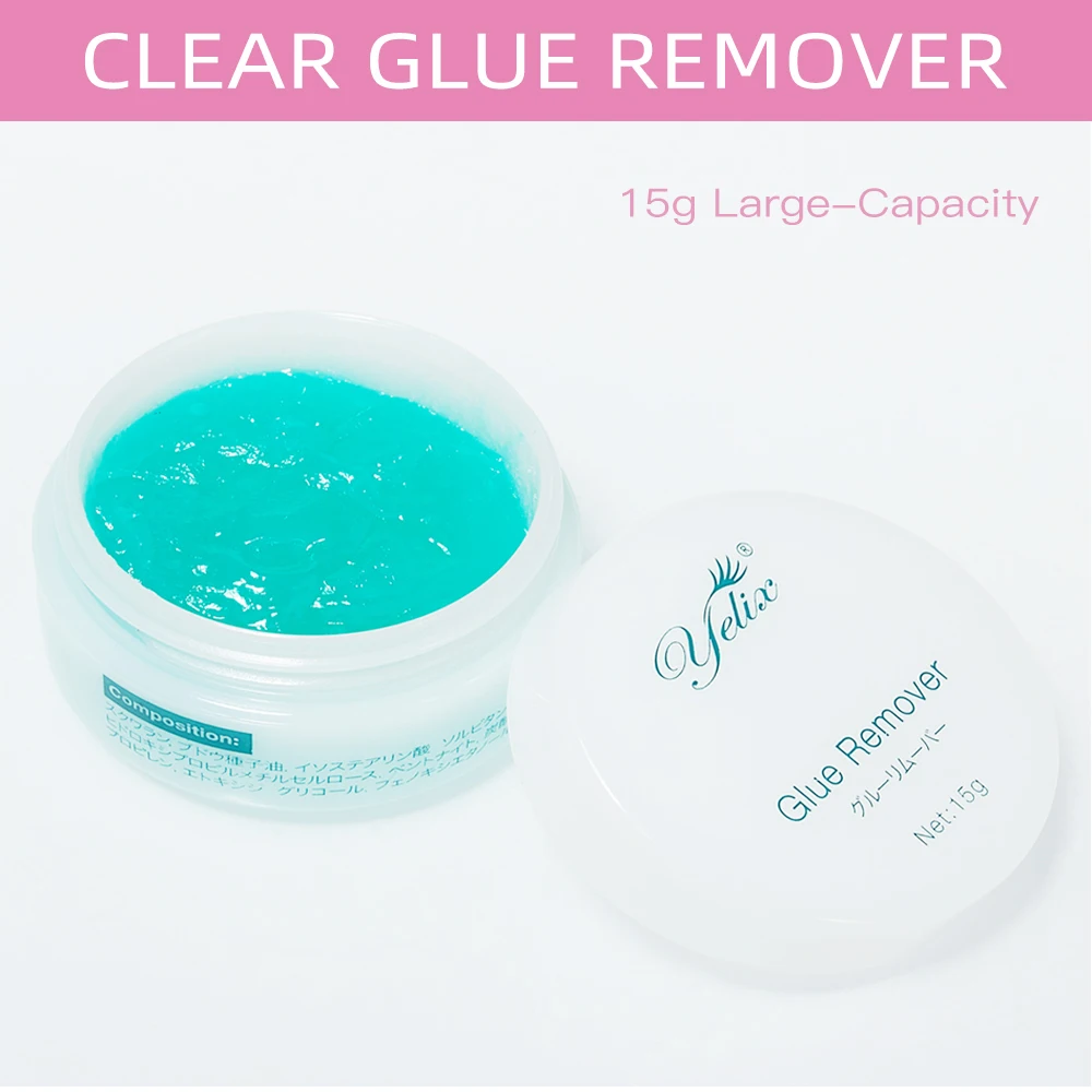 Yelix Lash Glue Remover Professional False Eyelash Glue Remover Non-irritating Adhesive Gel Remover Make Up Remover Cream
Yelix Lash Glue Remover Professional False Eyelash Glue Remover Non-irritating Adhesive Gel Remover Make Up Remover Cream