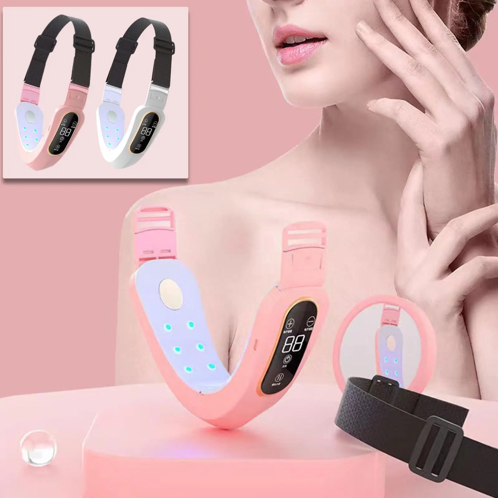 V Face Lifting Massager Double Chin Remover Led Photon Massager Vibration Lift Device Line Face V Therapy Slimming L6a8
V Face Lifting Massager Double Chin Remover Led Photon Massager Vibration Lift Device Line Face V Therapy Slimming L6a8