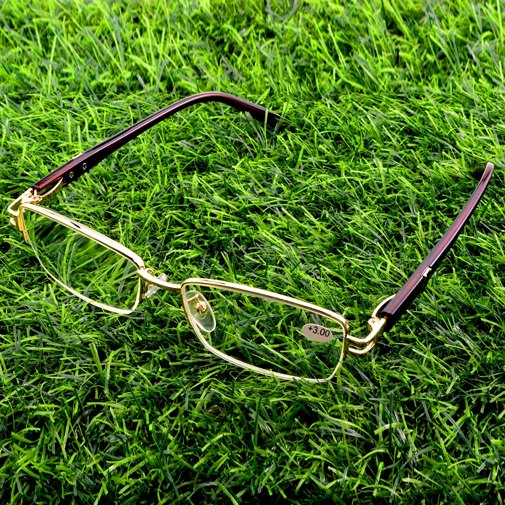 Titanium Alloy TR90 Temple Business Portable Aspherical Anti Fatigue Multilayer Coating Business Men Reading Glasses +0.75 To +4 
Titanium Alloy TR90 Temple Business Portable Aspherical Anti Fatigue Multilayer Coating Business Men Reading Glasses +0.75 To +4