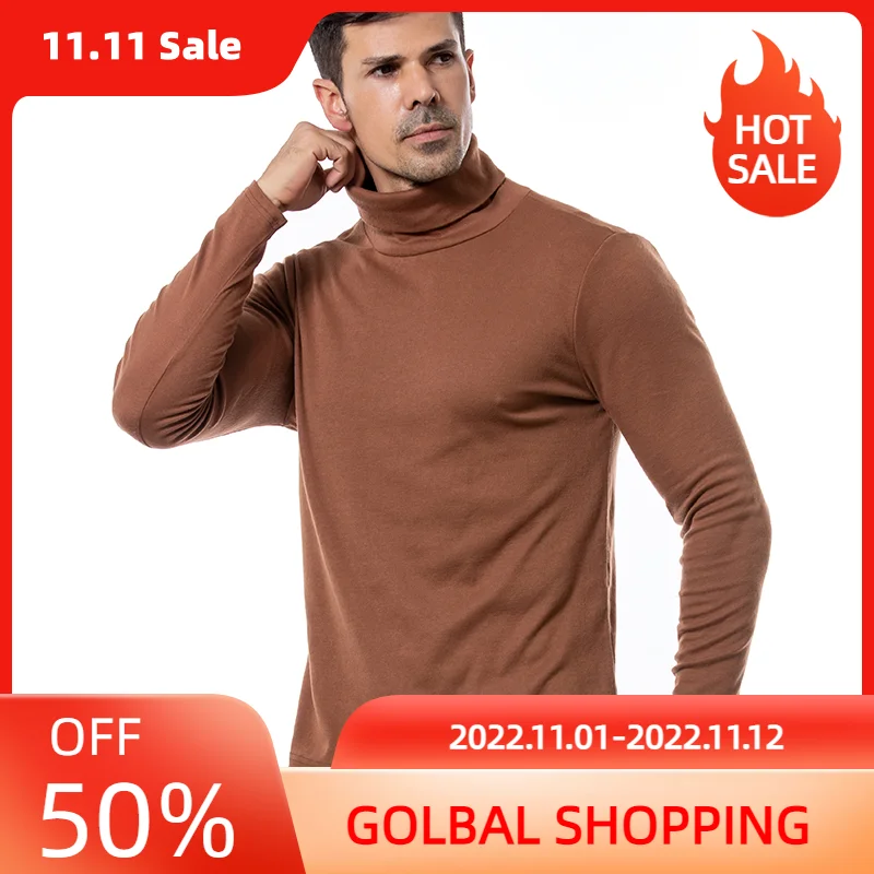 LUCLESAM Men's Turtleneck Winter Pullover Sweater Slim Fit Knitted Male Sweaters Autumn New Casual Man Warm Basic Clothing
LUCLESAM Men's Turtleneck Winter Pullover Sweater Slim Fit Knitted Male Sweaters Autumn New Casual Man Warm Basic Clothing