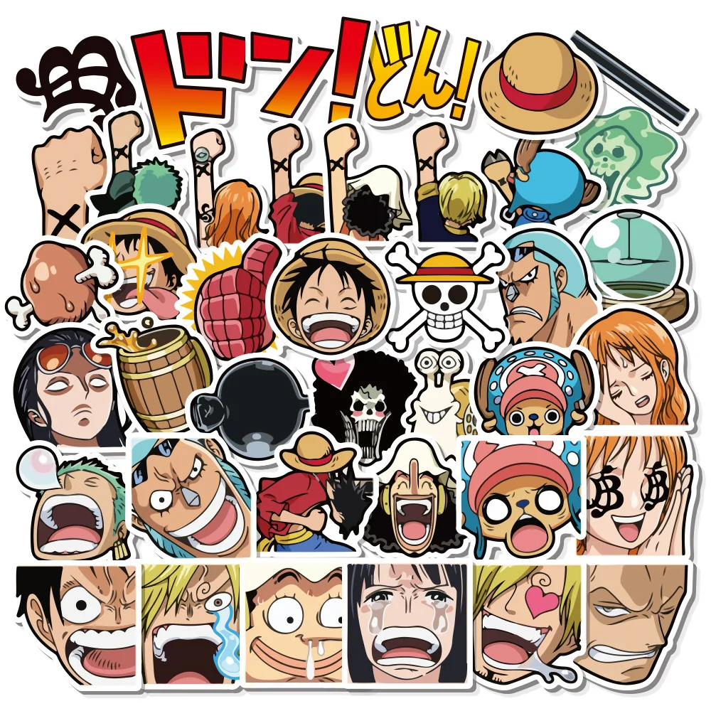 40pcs One Piece Anime Stickers Skateboard Guitar Stickers Cute Stickers Laptop Sticker Phone Case Kawaii Sticker Pack Kids Toys
40pcs One Piece Anime Stickers Skateboard Guitar Stickers Cute Stickers Laptop Sticker Phone Case Kawaii Sticker Pack Kids Toys