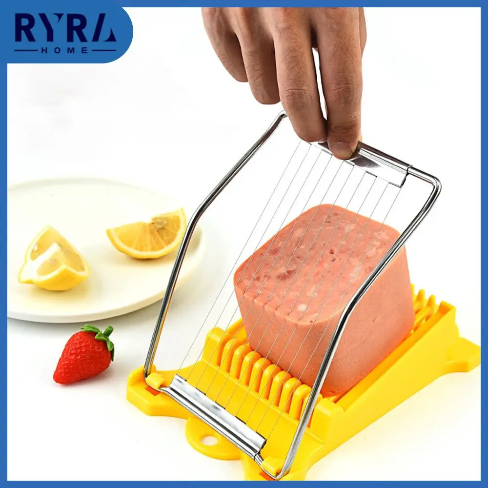 Manual Egg Cutter Boiled Egg Durable Spam Cutter 304 Stainless Steel Banana Kitchen Tools And Gadgets Luncheon Meat Slicer Fruit
Manual Egg Cutter Boiled Egg Durable Spam Cutter 304 Stainless Steel Banana Kitchen Tools And Gadgets Luncheon Meat Slicer Fruit