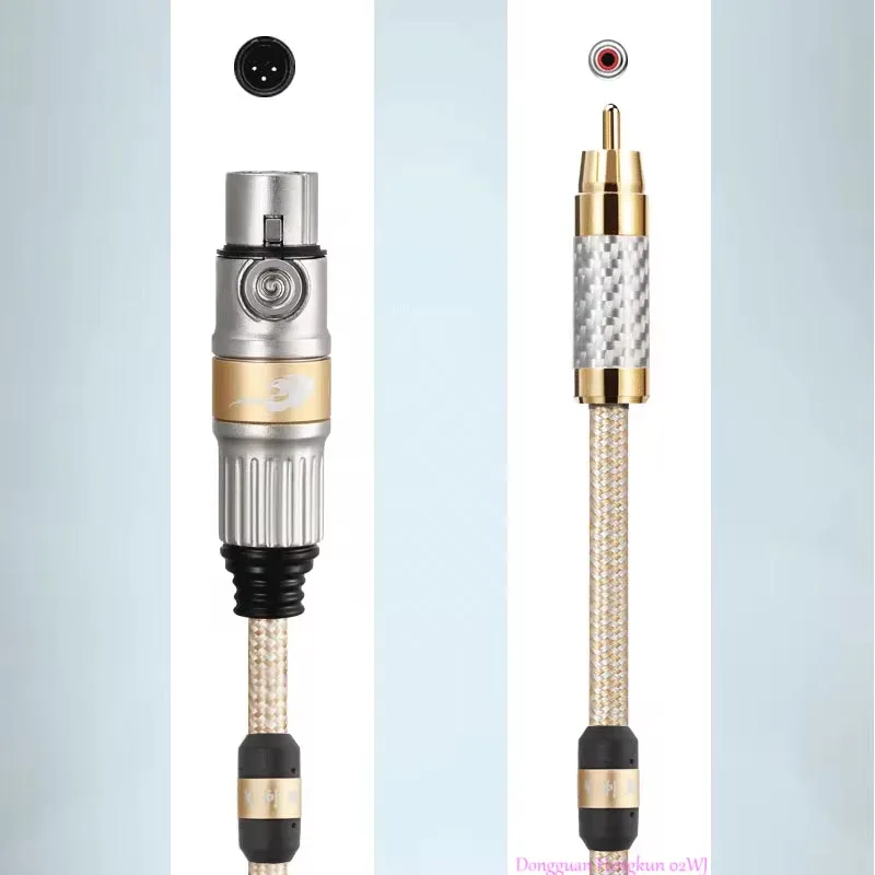 3-контактный аудиокабель Hi-Fi RCA-XLR для микшерной консоли усилителя обычный