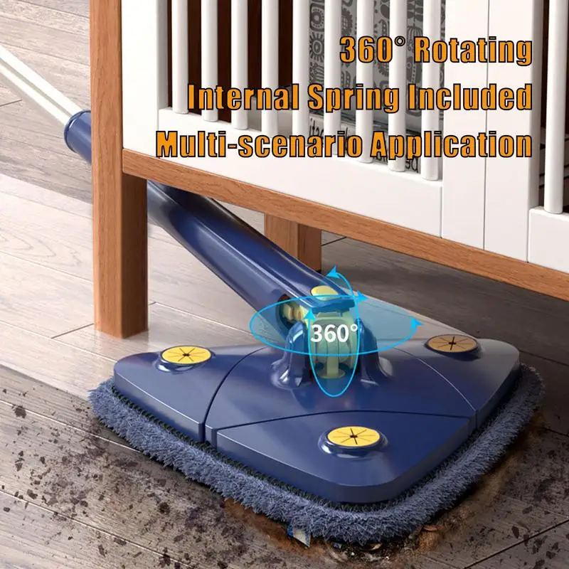 Extendable Triangle Mop 360 Degree Cleaning Mop Rotatable Adjustable Cleaning Mop Floor Ceiling Windows Cleaning Tools 
Extendable Triangle Mop 360 Degree Cleaning Mop Rotatable Adjustable Cleaning Mop Floor Ceiling Windows Cleaning Tools