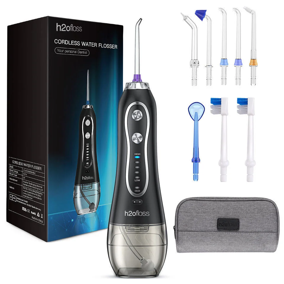 Professional Portable Oral Irrigator 5 Nozzles Cordless Water Dental Flosser Rechargeable Waterproof Teeth Cleaner
Professional Portable Oral Irrigator 5 Nozzles Cordless Water Dental Flosser Rechargeable Waterproof Teeth Cleaner