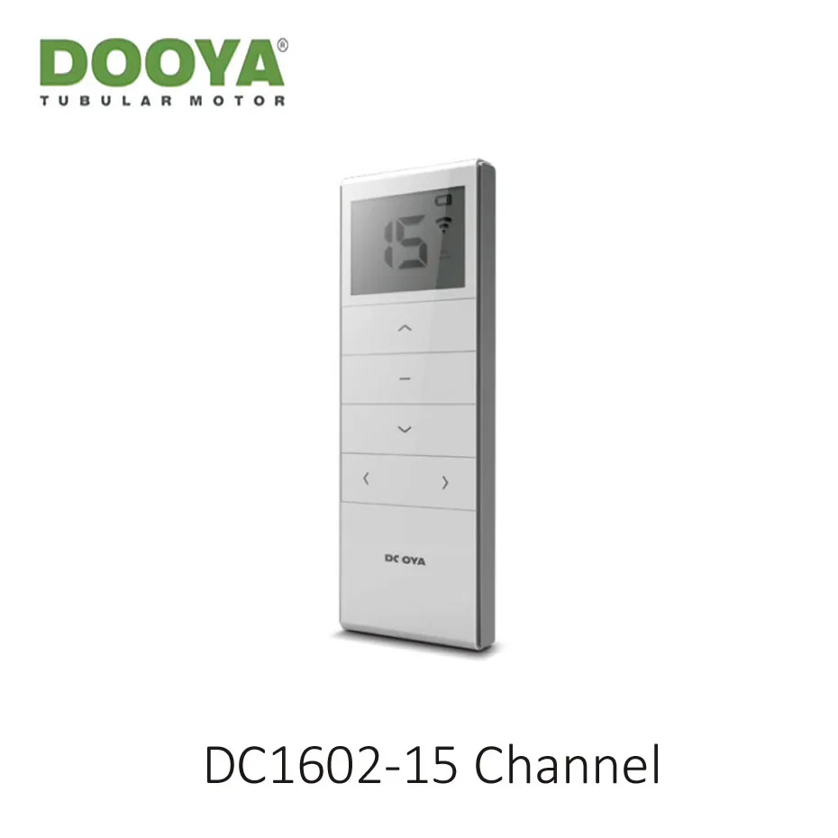 Dooya DC1602 15-канальный пульт дистанционного управления
Dooya DC1602 15-канальный пульт дистанционного управления