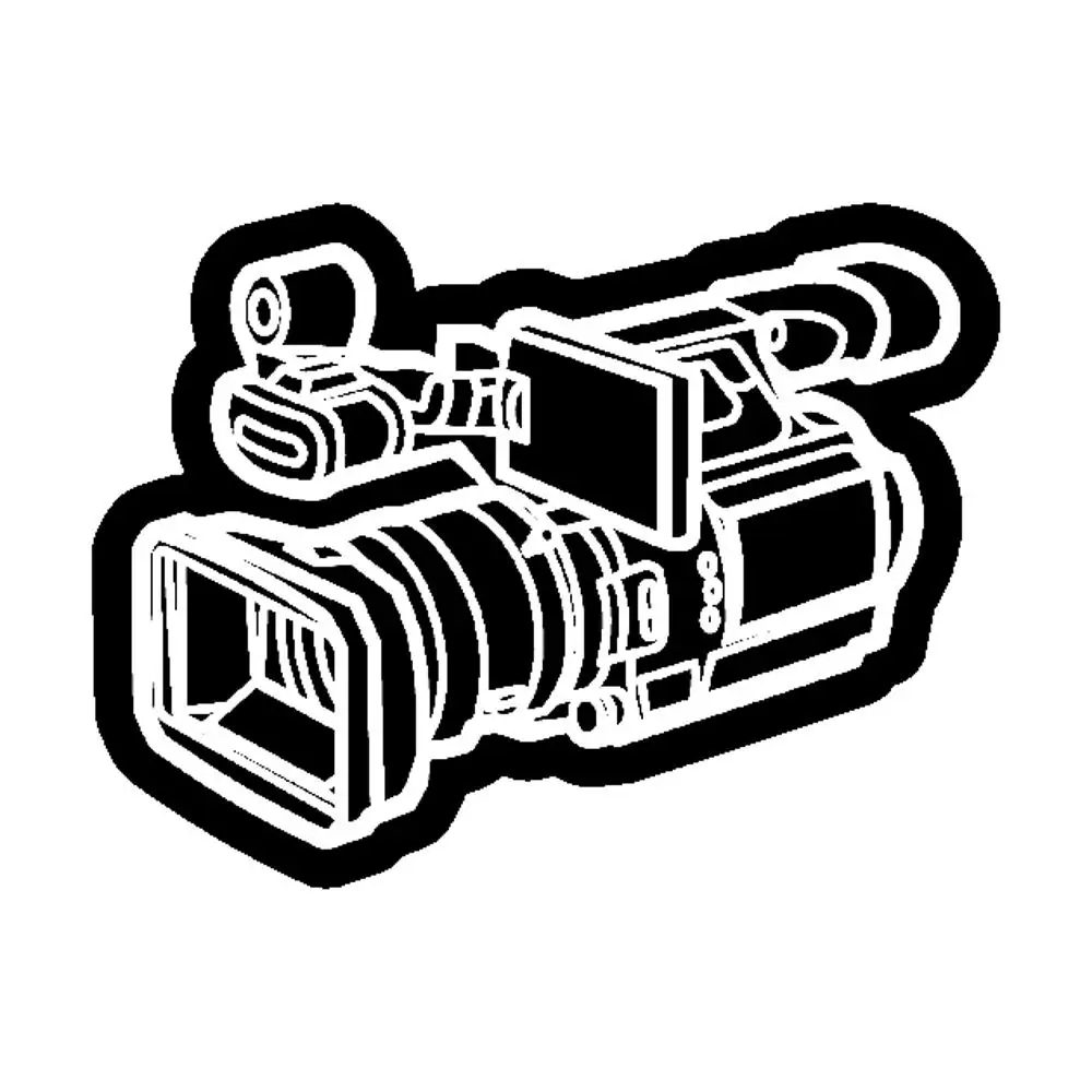 Video Camera Sticker for Laptop Decor Bedroom Car Cute Cartoon Art Fashionable Public Suitcase
Video Camera Sticker for Laptop Decor Bedroom Car Cute Cartoon Art Fashionable Public Suitcase