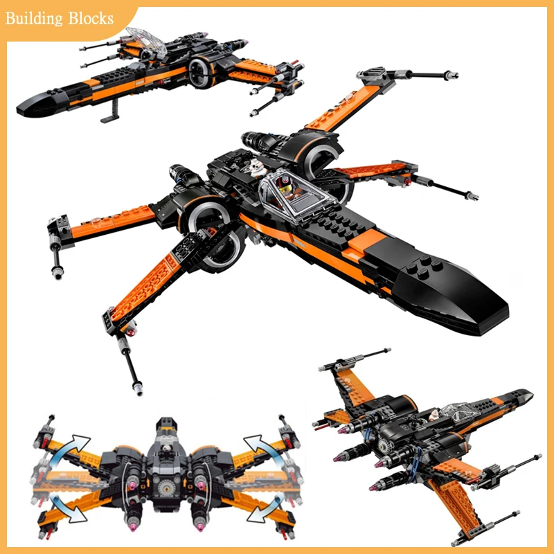 New Fit 75102 748pcs Stars Space Wars Poe X-wing Fighter Aircraft Fighter 05004 Building Blocks Bricks Toys Kid Christmas Gift
New Fit 75102 748pcs Stars Space Wars Poe X-wing Fighter Aircraft Fighter 05004 Building Blocks Bricks Toys Kid Christmas Gift