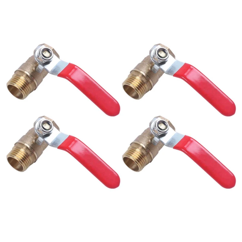 New 4X Male To Female M/F Thread 1/2 Inch Full Port Brass Water Ball Valve
New 4X Male To Female M/F Thread 1/2 Inch Full Port Brass Water Ball Valve