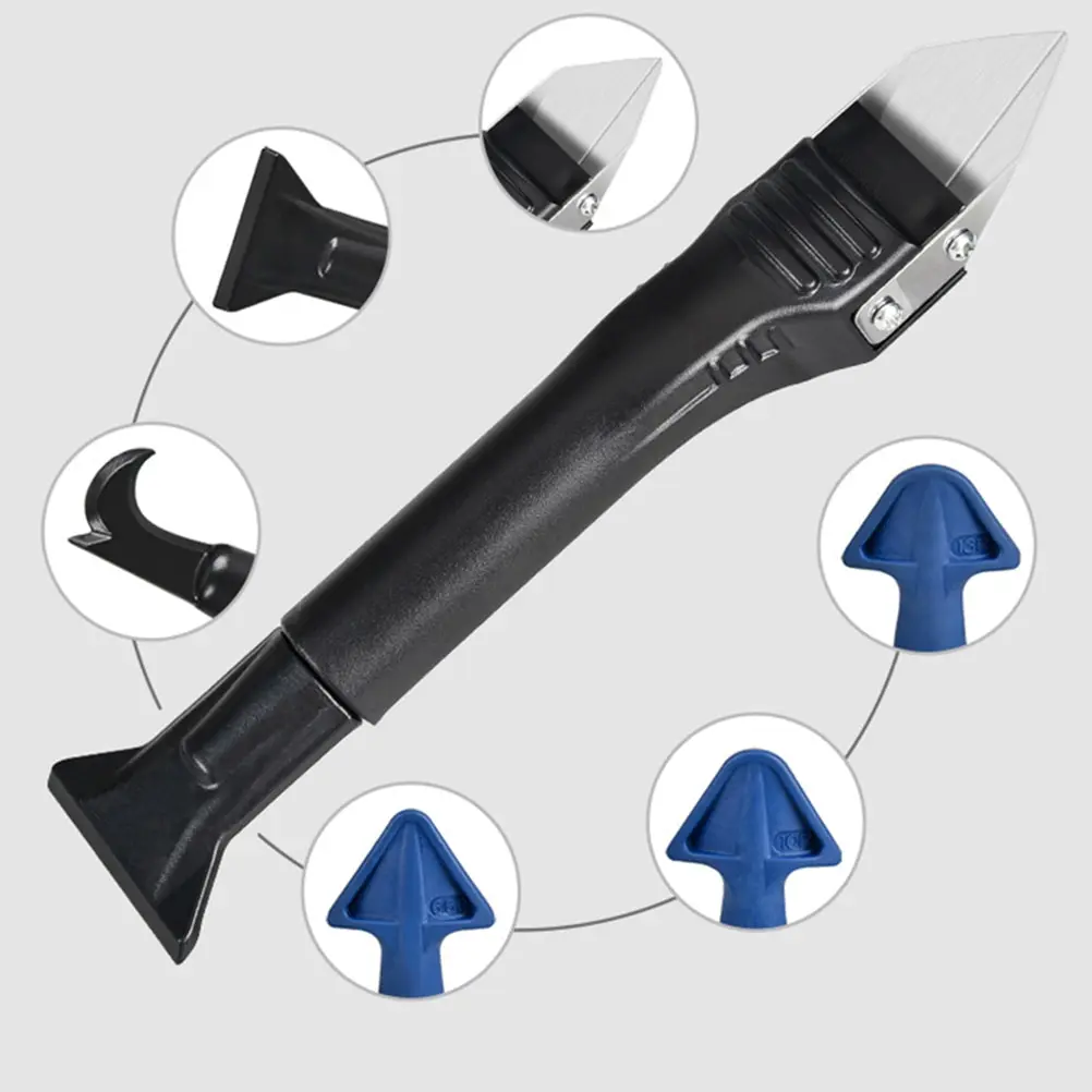 Multifunctional 3 In1 Glass Glue Angle Scraper Caulking Floor Cleaning Sealant Tool Shovel
Multifunctional 3 In1 Glass Glue Angle Scraper Caulking Floor Cleaning Sealant Tool Shovel