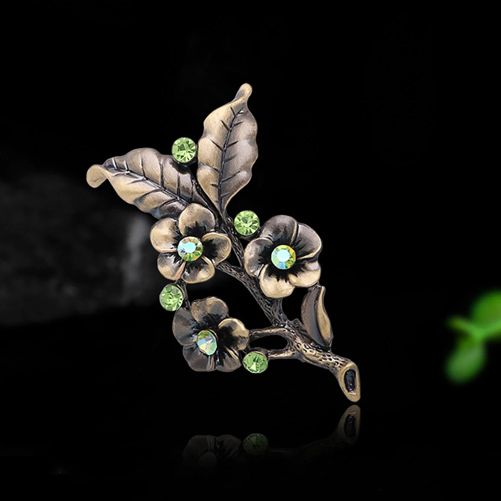 D&Rui Flower Branch pin Metal Pin Brooches Green Plant Leaves Flowers pins for Women Collar Accessories Jewelry Friend Gifts
D&Rui Flower Branch pin Metal Pin Brooches Green Plant Leaves Flowers pins for Women Collar Accessories Jewelry Friend Gifts
