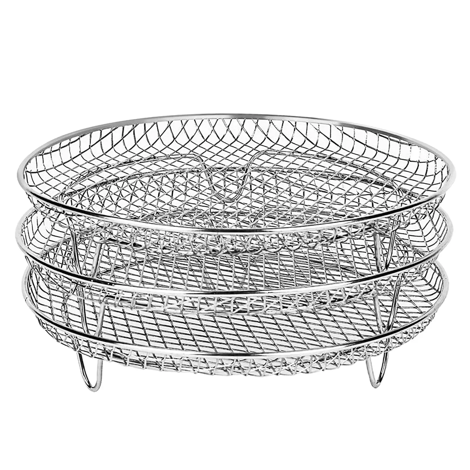 Air Fryer Rack Stainless Steel Round Rack Cooking Accessories For All 4.2QT 5.8QT Air Fryer Pressure Cooker Canning Cooking
Air Fryer Rack Stainless Steel Round Rack Cooking Accessories For All 4.2QT 5.8QT Air Fryer Pressure Cooker Canning Cooking