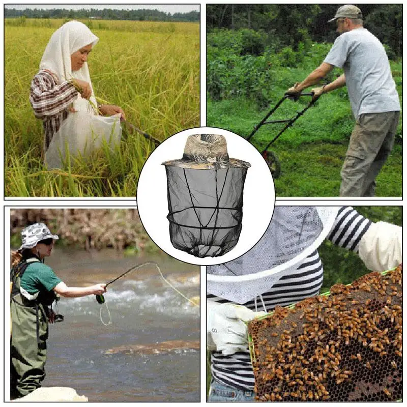 

Bee Hat Breathable Beekeeper Beekeeping Cap Hat Beekeeping Veil Hat Bee Keeping Supplies For Bee Keepers Catchers