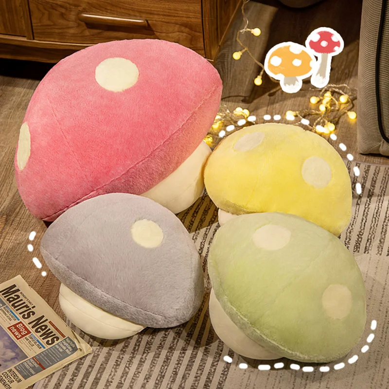 Stuffed Mushroom Head Pillow Sofa Decor Cushion Plush Toy Creative Plants Toy Children's Plushie Doll kawaii Gift for Kids Baby
Stuffed Mushroom Head Pillow Sofa Decor Cushion Plush Toy Creative Plants Toy Children's Plushie Doll kawaii Gift for Kids Baby