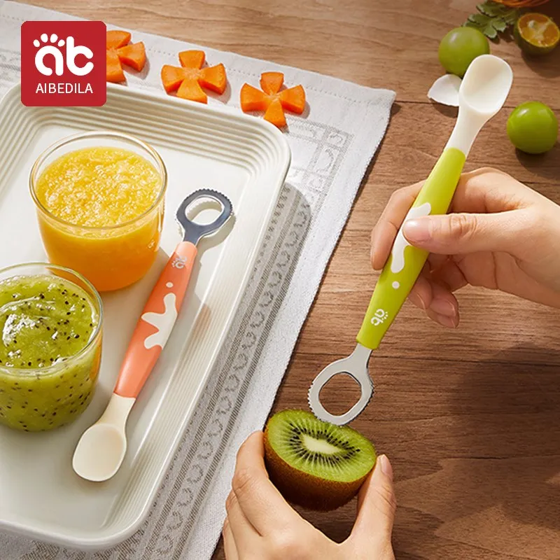 AIBEDILA Double-ended Spoon Baby Things Newborn Silicone Spoon Food Utensils for Children Tableware for Kids Funny Spoons Babies
AIBEDILA Double-ended Spoon Baby Things Newborn Silicone Spoon Food Utensils for Children Tableware for Kids Funny Spoons Babies