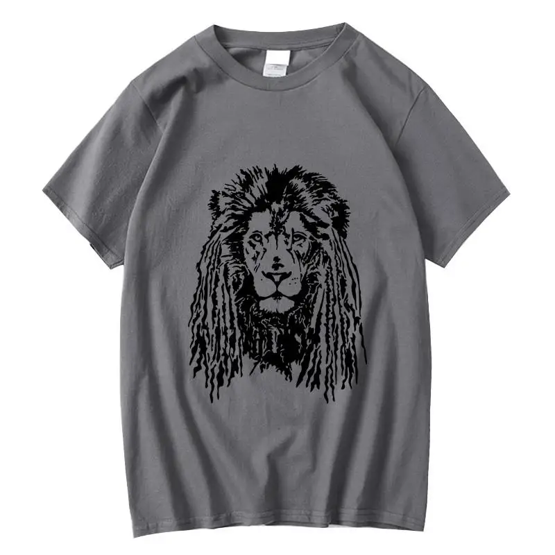 Men Top Quality 100% cotton short sleeve animal lion printed summer men t shirt o-neck T-shirt men's tops tees shirts
Men Top Quality 100% cotton short sleeve animal lion printed summer men t shirt o-neck T-shirt men's tops tees shirts
