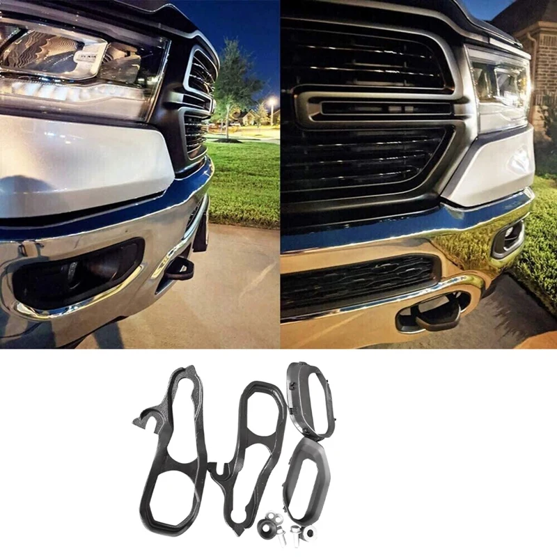 

Автомобильные буксировочные крючки с фурнитурой, передние левые и правые автомобильные аксессуары для Dodge Ram 1500 2019-2021