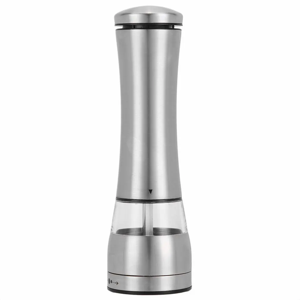 Бытовая электрическая мельница для перца, измельчитель из нержавеющей стали в западном стиле для ресторанов
Бытовая электрическая мельница для перца, измельчитель из нержавеющей стали в западном стиле для ресторанов