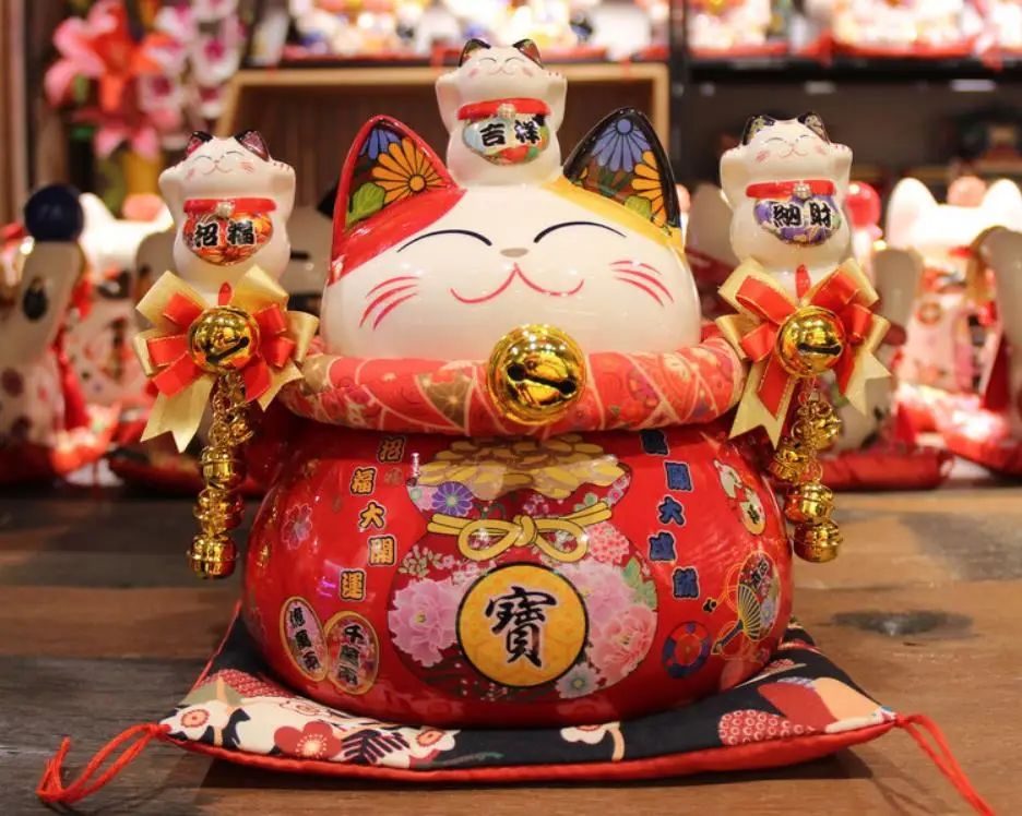 Ceramic Lucky Cat Piggy Bank Good Fortune Shop Opening Gift Home Decoration Creative
Ceramic Lucky Cat Piggy Bank Good Fortune Shop Opening Gift Home Decoration Creative