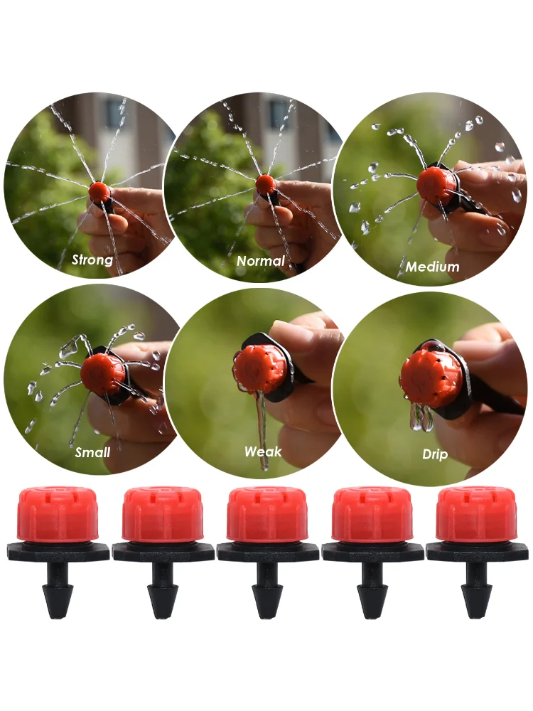 50Pcs Agriculture Irrigation Micro Dripper Watering Anti-clogging Adjustable Water Flow Garden Agriculture Tools for Irrigation
50Pcs Agriculture Irrigation Micro Dripper Watering Anti-clogging Adjustable Water Flow Garden Agriculture Tools for Irrigation