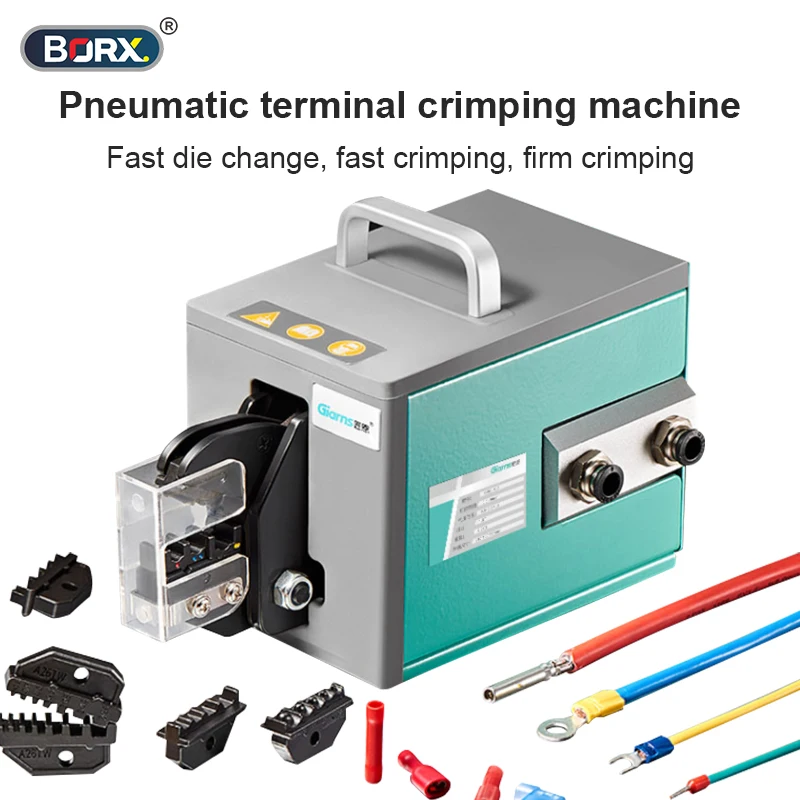 Pneumatic Terminal Electrical Splice Crimping Machine Tubular Y-type Pre-insulated O-type Insert Terminal Crimping Pliers Tool
Pneumatic Terminal Electrical Splice Crimping Machine Tubular Y-type Pre-insulated O-type Insert Terminal Crimping Pliers Tool