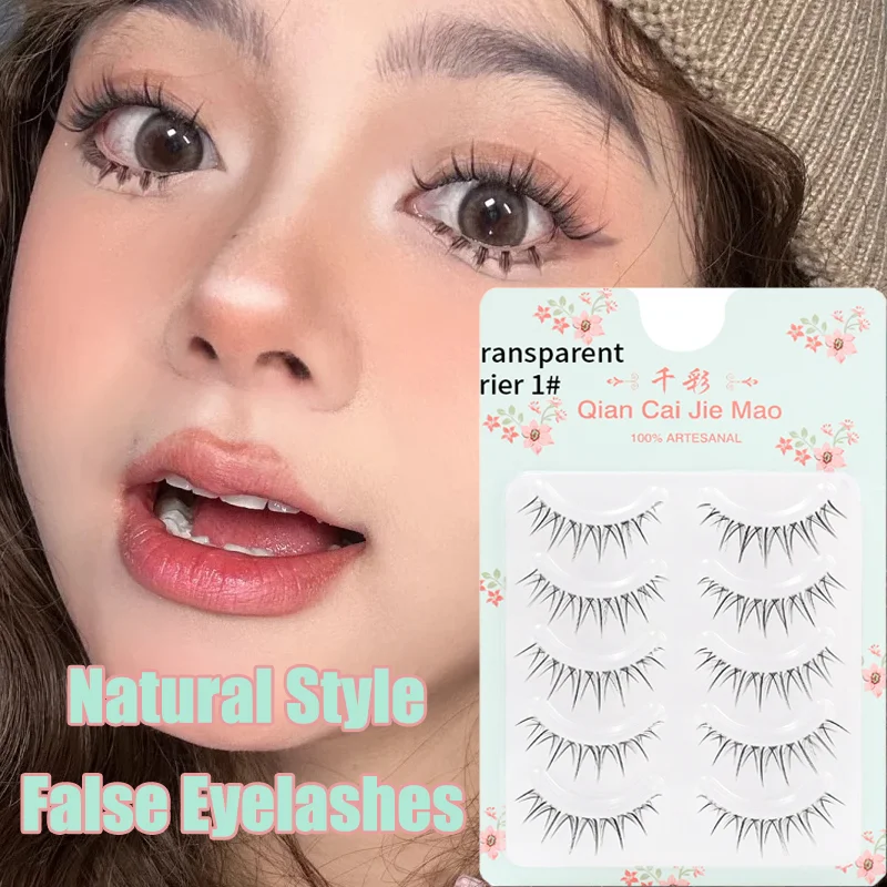 5 Pairs Manga False Eyelashes 3D Curly Volume Thick Long Cross Natural for Eyelash Extension Handmade Reusable Lashes Makeup
5 Pairs Manga False Eyelashes 3D Curly Volume Thick Long Cross Natural for Eyelash Extension Handmade Reusable Lashes Makeup