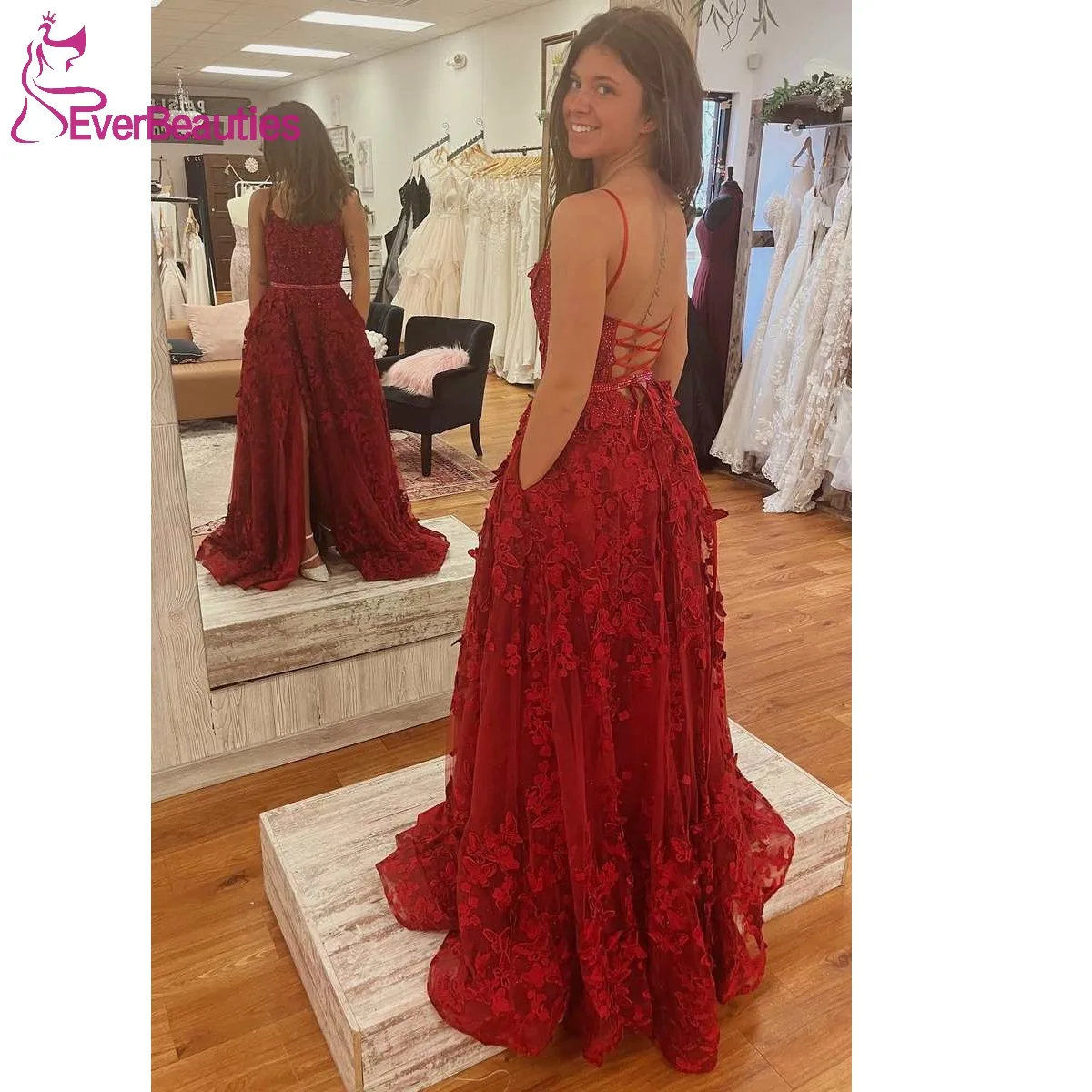 Tulle Lace Prom Dresses Long Spaghetti Straps A Line Formal Party Dresses for Women Vestidos Para Mujer Elegantes y Bonitos
Tulle Lace Prom Dresses Long Spaghetti Straps A Line Formal Party Dresses for Women Vestidos Para Mujer Elegantes y Bonitos