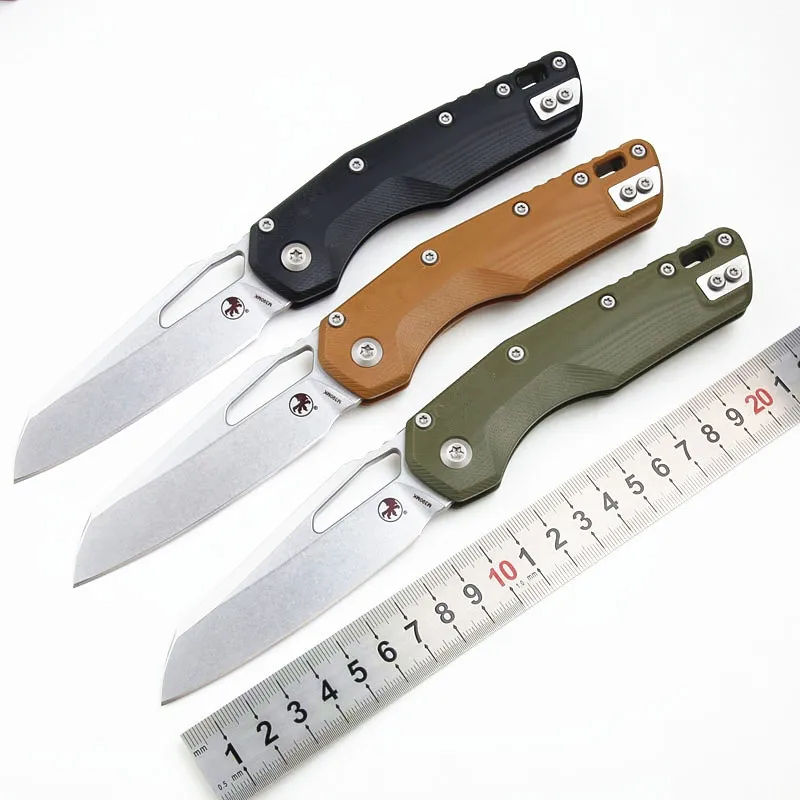 

MSI Outdoor Camping Folding Knife M390MK Blade G10 Handle Pocket Survival Tactical Hunting Utility Fruit Kitchen Knives CED Tool