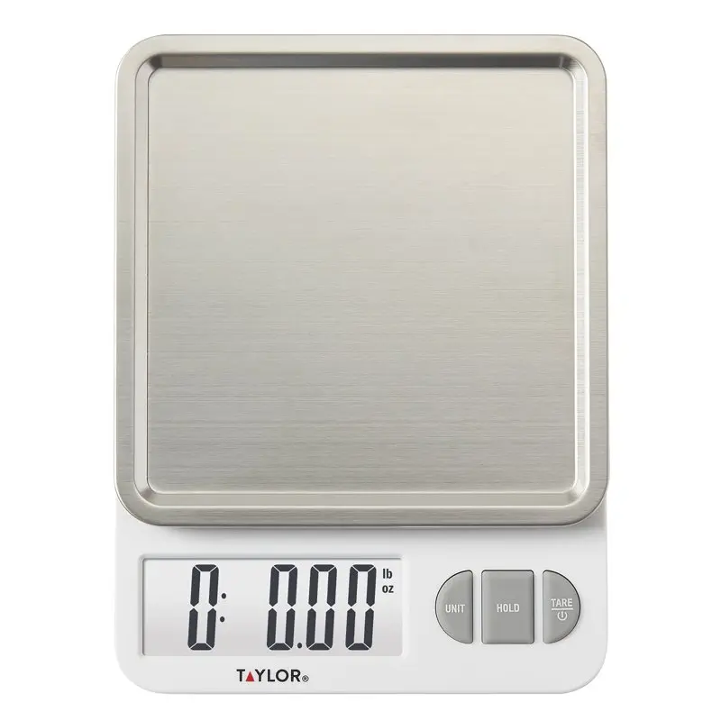 Digital Kitchen Scale and Food Scale With Removable Stainless Steel Tray - Perfect For Cooking, Baking, Meal Prepping Weight sca
Digital Kitchen Scale and Food Scale With Removable Stainless Steel Tray - Perfect For Cooking, Baking, Meal Prepping Weight sca