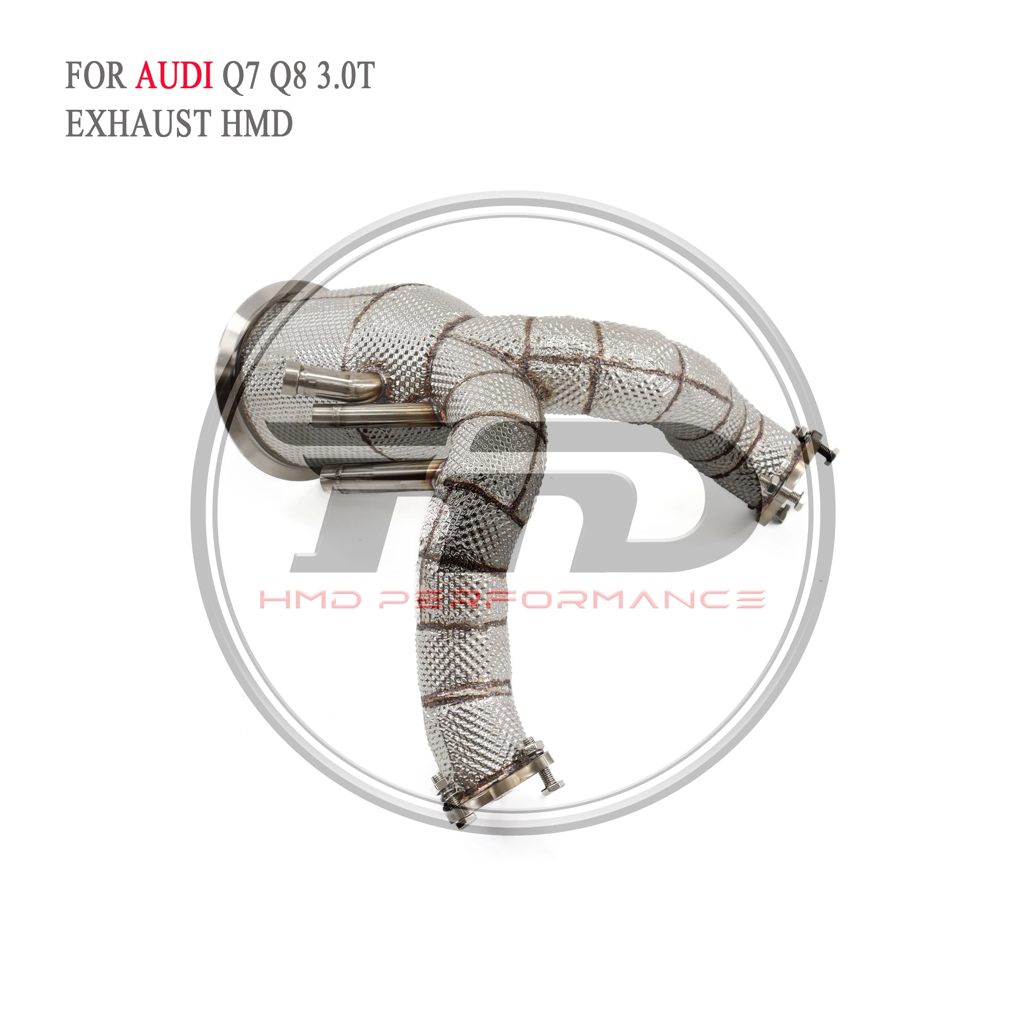 HMD Exhaust System High Flow Performance Downpipe for Audi Q7 Q8 3.0T OPF Version With Heat Shield Racing Pipe
HMD Exhaust System High Flow Performance Downpipe for Audi Q7 Q8 3.0T OPF Version With Heat Shield Racing Pipe