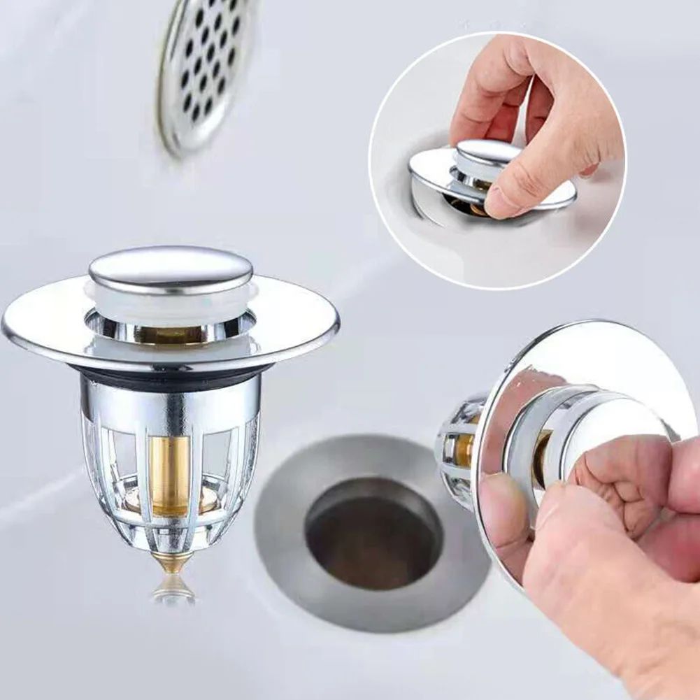 Bathroom Sink Plug Stopper Wash Basin Core Bounce Up Drain Filter Shower Sink Filter Plug For Kitchen Drainage Products
Bathroom Sink Plug Stopper Wash Basin Core Bounce Up Drain Filter Shower Sink Filter Plug For Kitchen Drainage Products