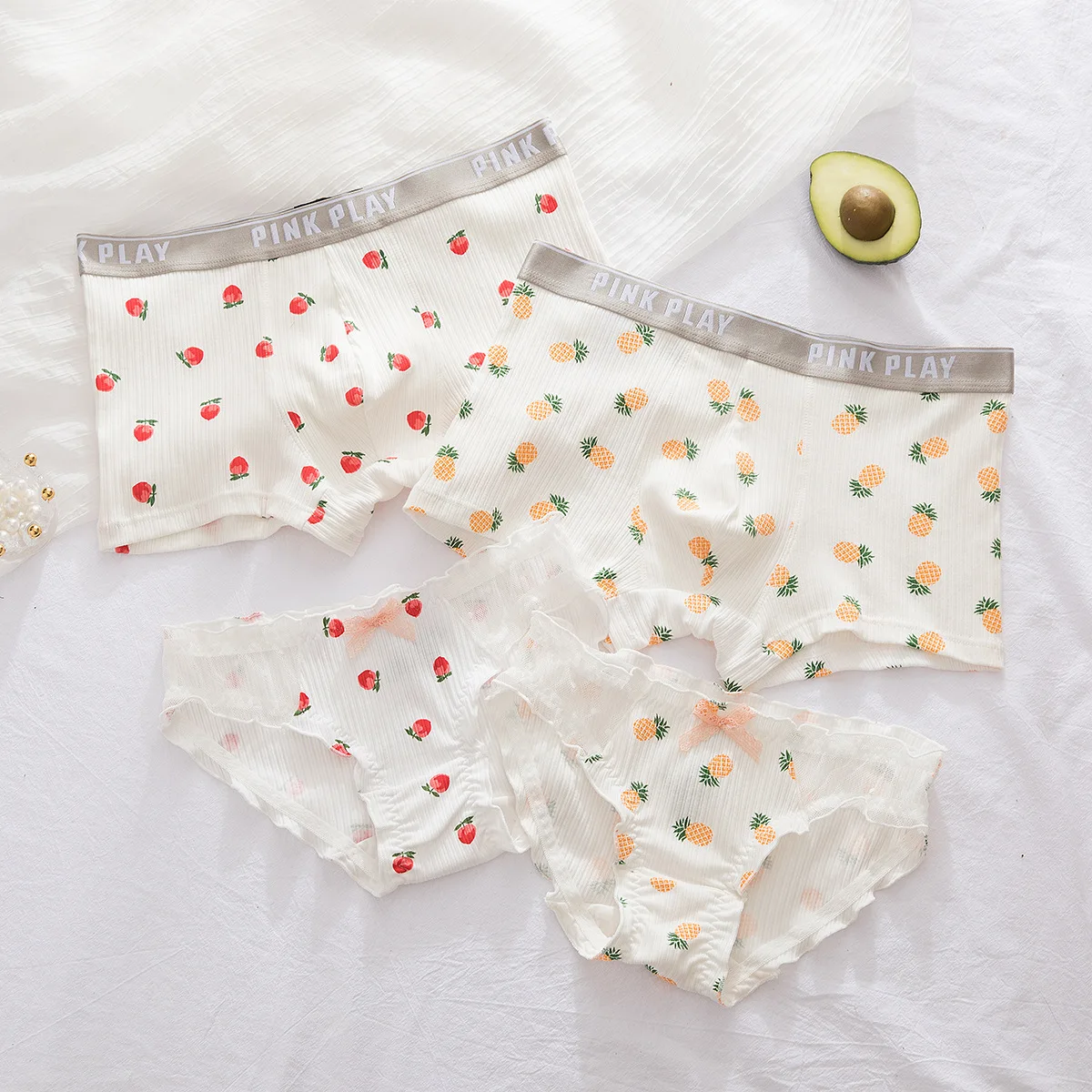 Sexy Hot Funny Women Panties Men Boxer Shorts Cotton Underwear Couples Lover Underpants Strawberry Peach Pineapple Print Briefs
Sexy Hot Funny Women Panties Men Boxer Shorts Cotton Underwear Couples Lover Underpants Strawberry Peach Pineapple Print Briefs