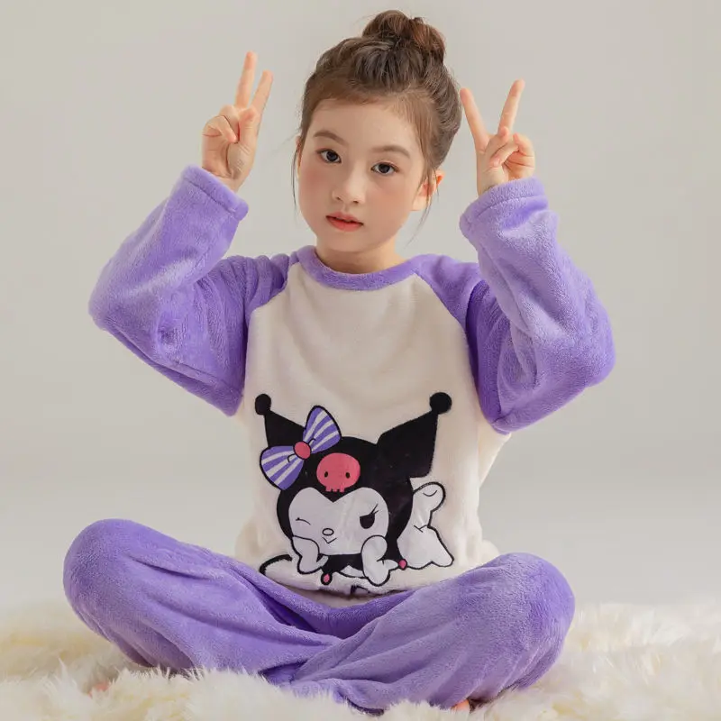 Sanrio My Melody Coral Fleece Pajamas Suit Anime Figure Kuromi Tracksuit Coat Winter Keep Warm Kawaii Cute Hot Cartoon New Style
Sanrio My Melody Coral Fleece Pajamas Suit Anime Figure Kuromi Tracksuit Coat Winter Keep Warm Kawaii Cute Hot Cartoon New Style