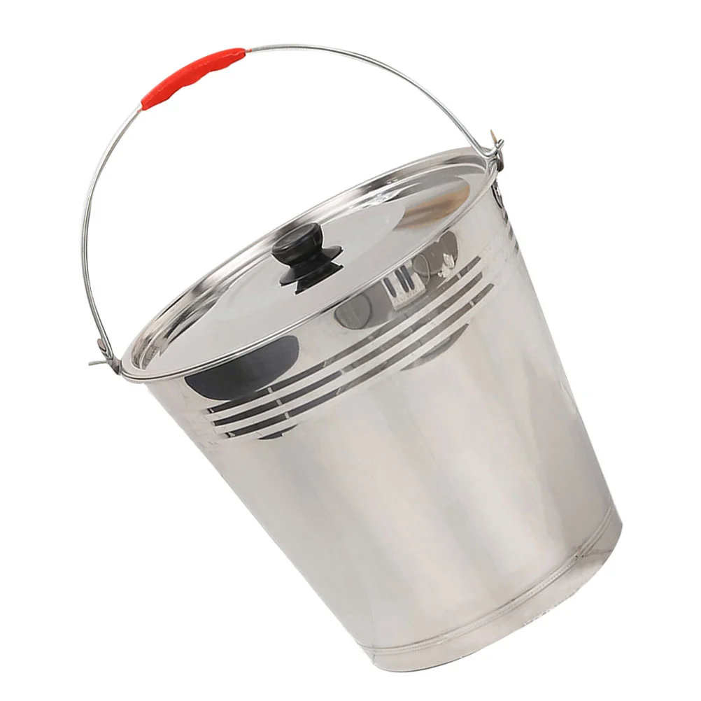 Milk Bucket Premium Multi-functional Storage Container Metal Pail Lid Stainless Steel Liquid Water
Milk Bucket Premium Multi-functional Storage Container Metal Pail Lid Stainless Steel Liquid Water