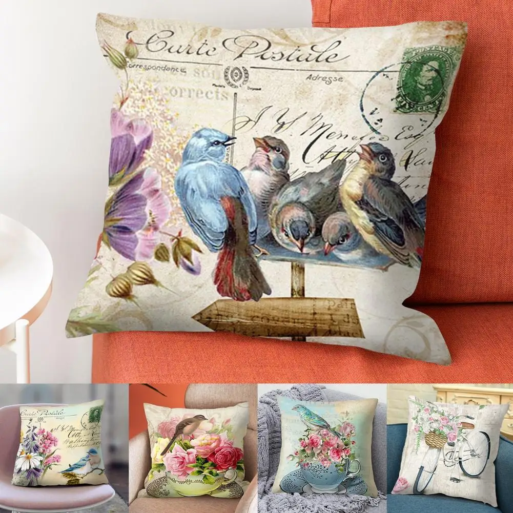 Pillow Cover Wrinkle Resistant Removable Polyester Floral Printed Throw Pillow Case for Sofa
Pillow Cover Wrinkle Resistant Removable Polyester Floral Printed Throw Pillow Case for Sofa
