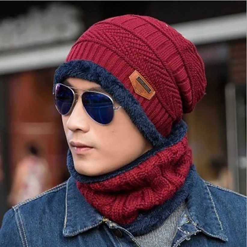 Coral Fleece Scarf Winter Hat Soft Men'S Beanie шапка мужская Warm Hat Gorras Hombre Knitted Double Layer Cap Touca Masculina
Coral Fleece Scarf Winter Hat Soft Men'S Beanie шапка мужская Warm Hat Gorras Hombre Knitted Double Layer Cap Touca Masculina