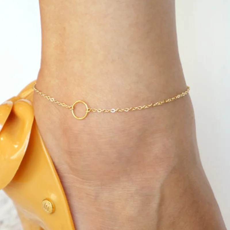 Simplicity Toroidal Fashion Woman Anklet Round Sexy Geometry Metal Beach Accessories Festival Gift
Simplicity Toroidal Fashion Woman Anklet Round Sexy Geometry Metal Beach Accessories Festival Gift