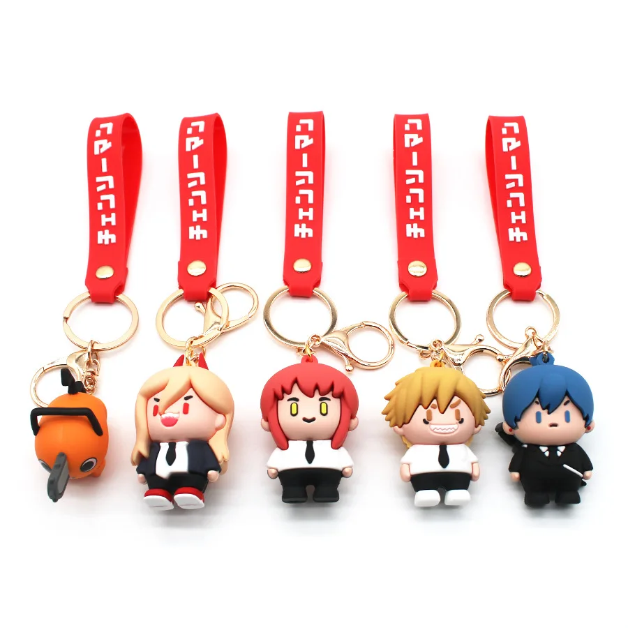 5-8CM Chainsaw Man Volkner Makima Pochita Power silica gel Keychain Pendant Plush Doll Toy
5-8CM Chainsaw Man Volkner Makima Pochita Power silica gel Keychain Pendant Plush Doll Toy