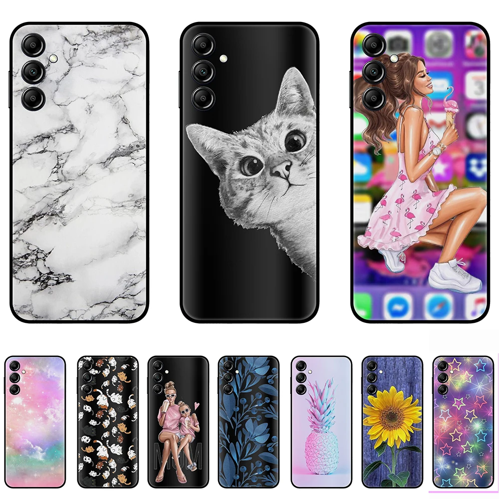 Silicon Case for Samsung Galaxy A14 GalaxyA14 Black Back Cover SM-A145F Fundas Coque Etui bumper 6.6inch shockproof Cases
Silicon Case for Samsung Galaxy A14 GalaxyA14 Black Back Cover SM-A145F Fundas Coque Etui bumper 6.6inch shockproof Cases