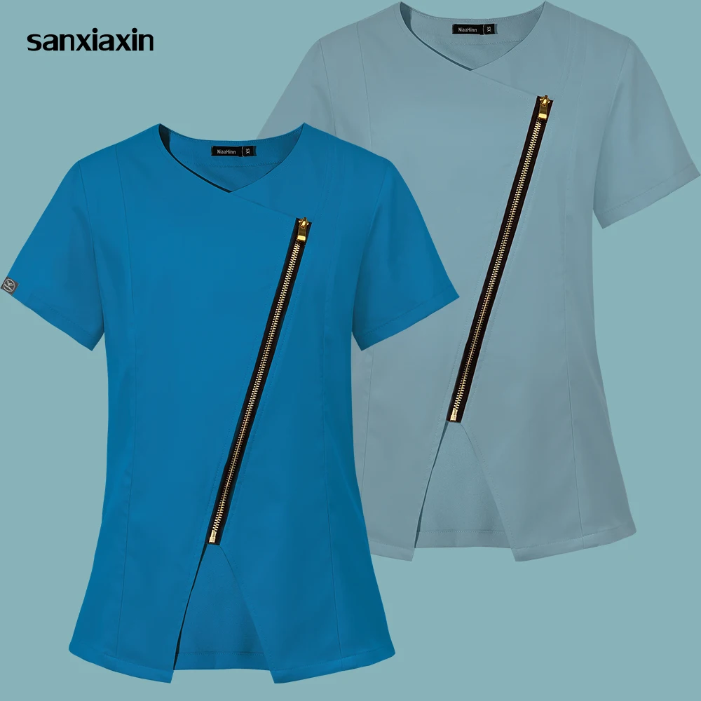 Beauty Salon Uniform Hospital Doctor Nurse Uniform Operating Room Scrubs Tops Medical Surgical Tops Bank Shirt Dentist Workwear
Beauty Salon Uniform Hospital Doctor Nurse Uniform Operating Room Scrubs Tops Medical Surgical Tops Bank Shirt Dentist Workwear